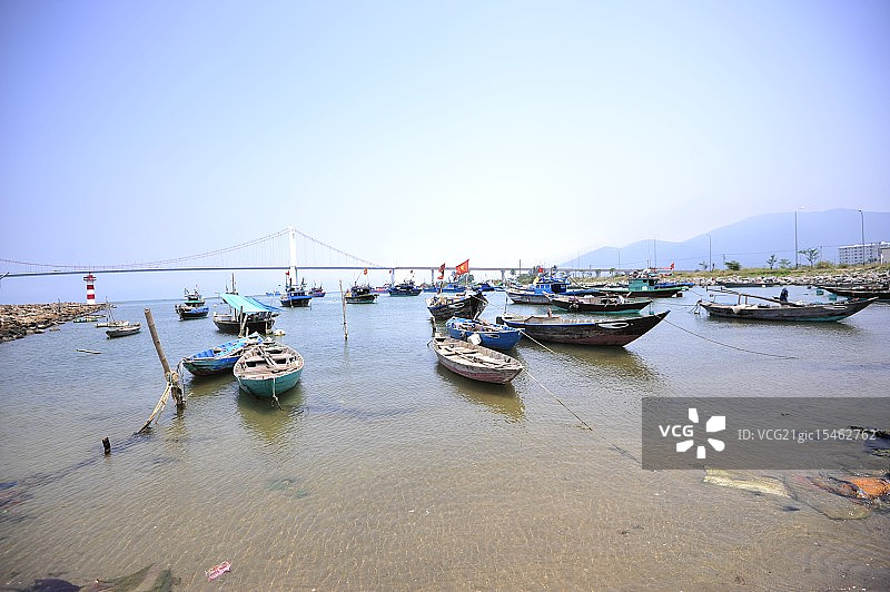 岘港韩江大桥图片素材