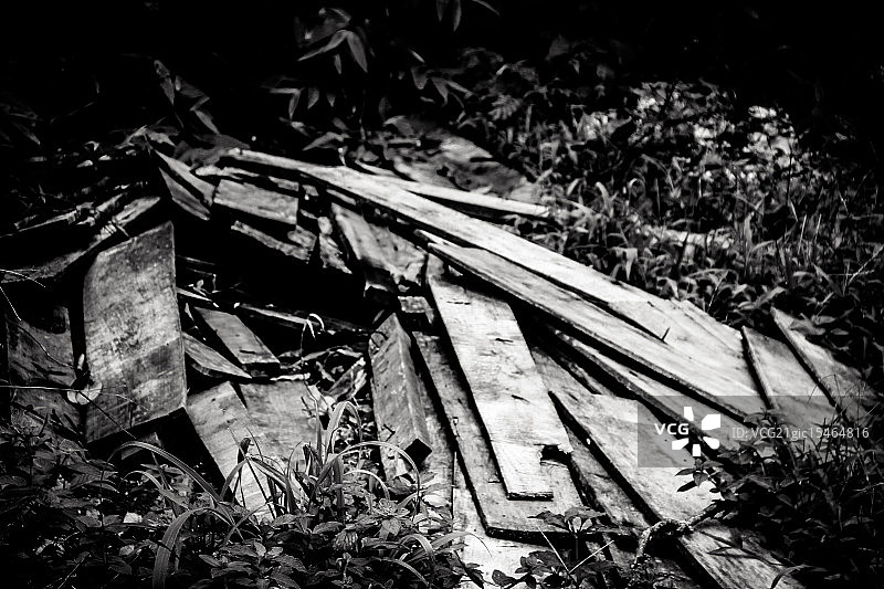 无用的木堆图片素材