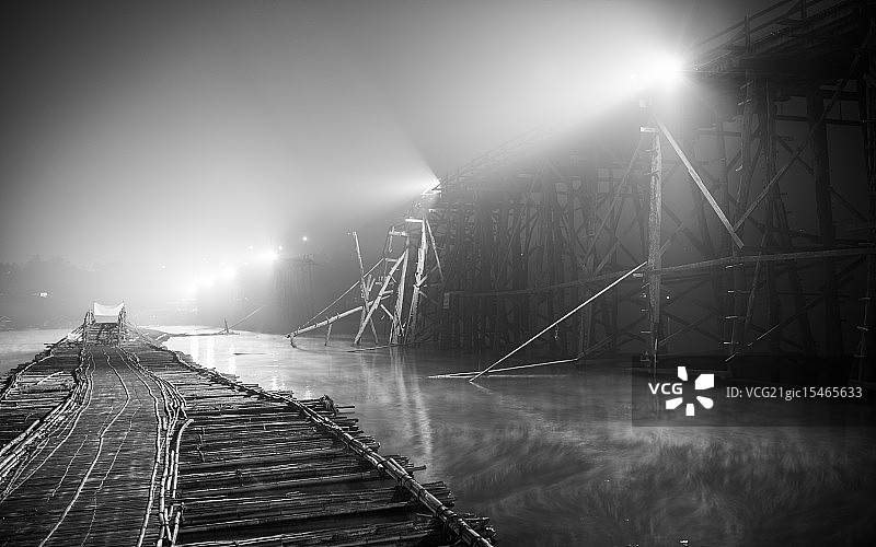 桑卡拉武里的清晨图片素材