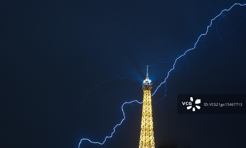巴黎的避雷针图片素材