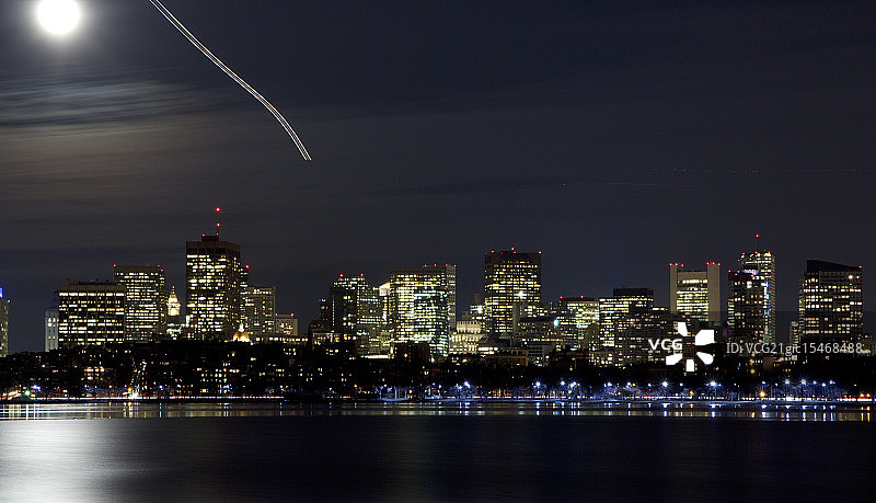 波士顿的天际线图片素材