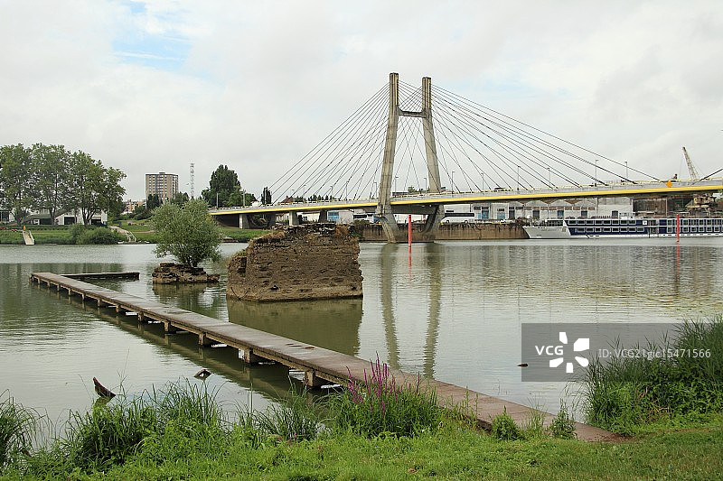 索恩河畔沙隆图片素材