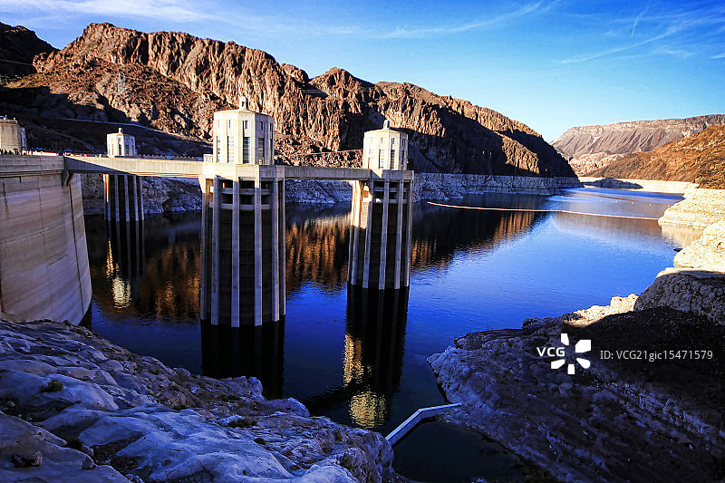 胡佛水坝图片素材
