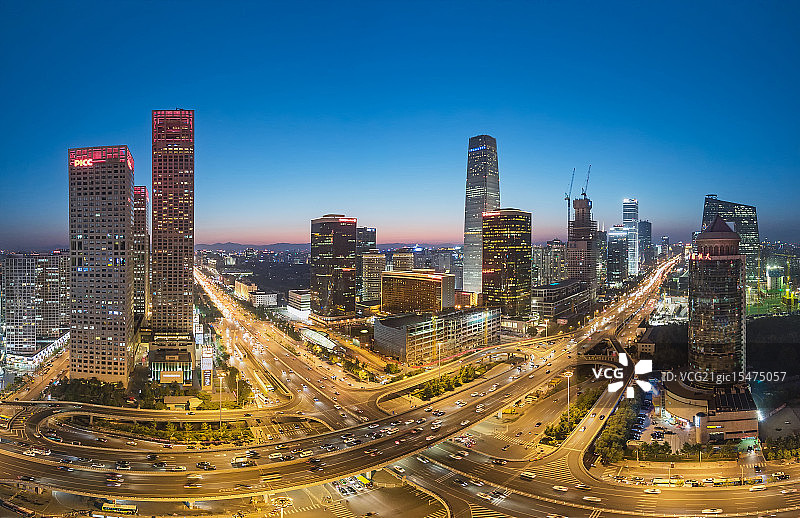 繁华国贸夜景图片素材