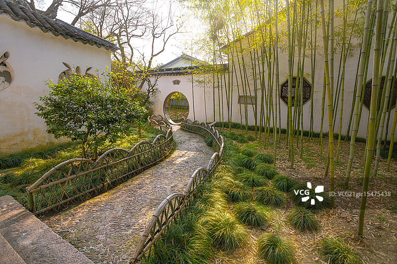 苏州园林沧浪亭图片素材