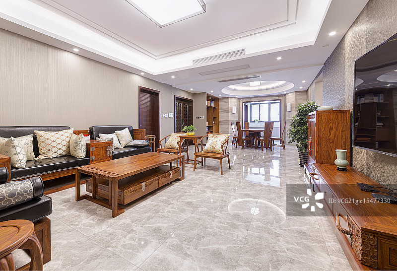 样板房中式家具图片素材