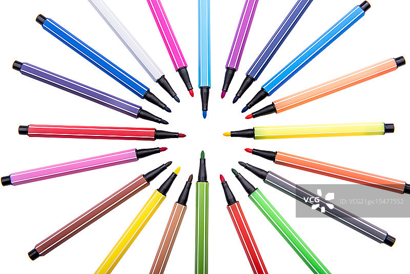 塑料彩色水笔图片素材