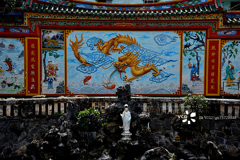 西贡的观音寺图片素材