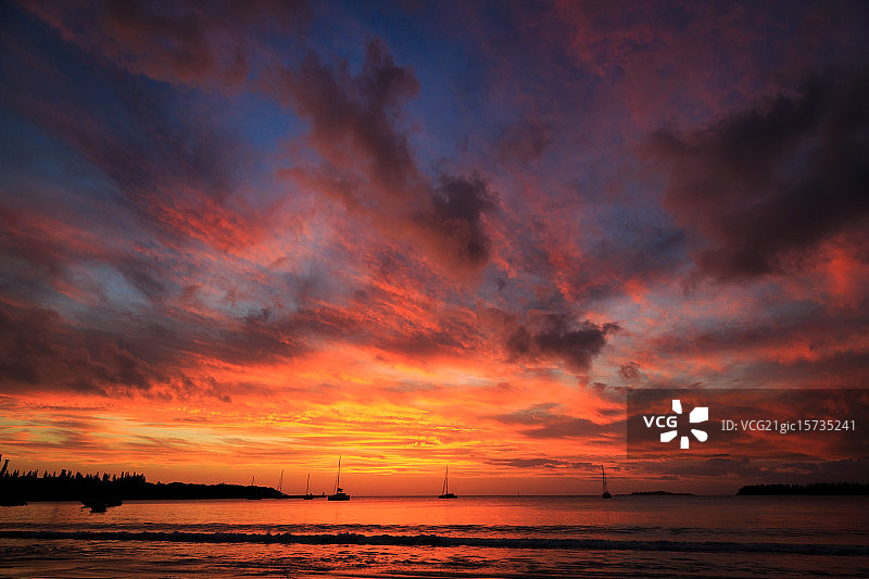 新喀里多尼亚库托湾图片素材