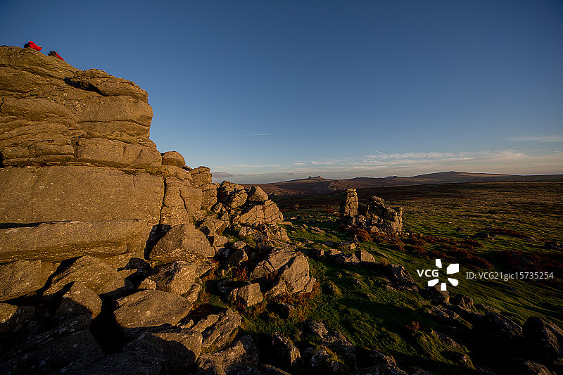 达特穆尔猎犬岩图片素材