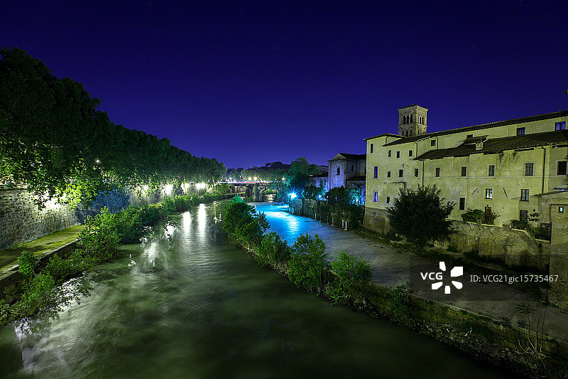 罗马台伯河图片素材