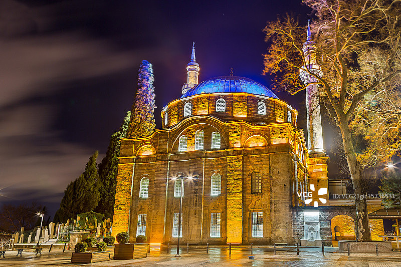 埃米尔苏丹清真寺，土耳其布尔萨图片素材