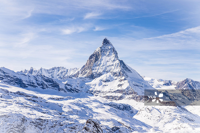 马特洪峰图片素材