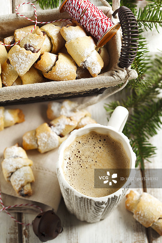 巧克力馅的罗果馅饼图片素材