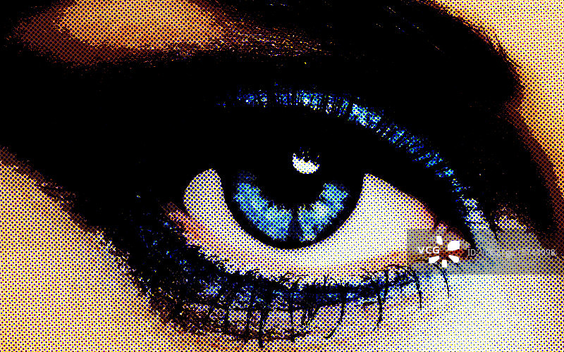 漫画上的假眼图片素材