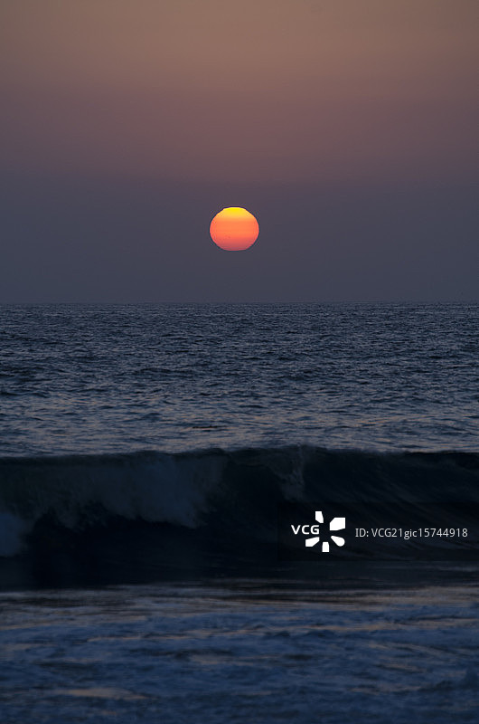 莫斯兰丁的日落图片素材