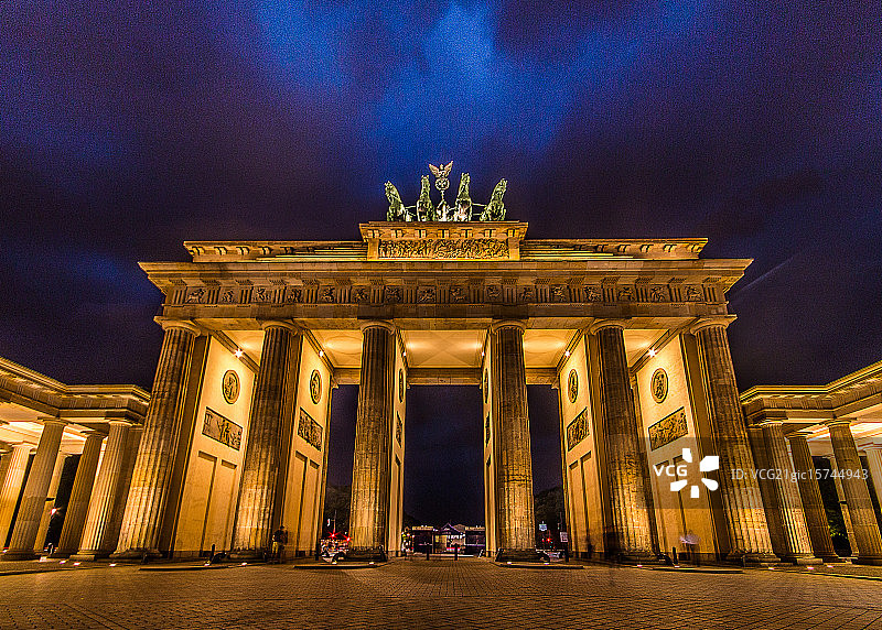勃兰登堡之门，柏林图片素材