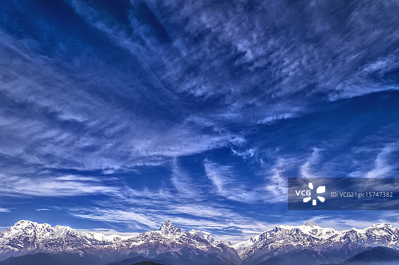 马查普查雷山（鱼尾峰）图片素材