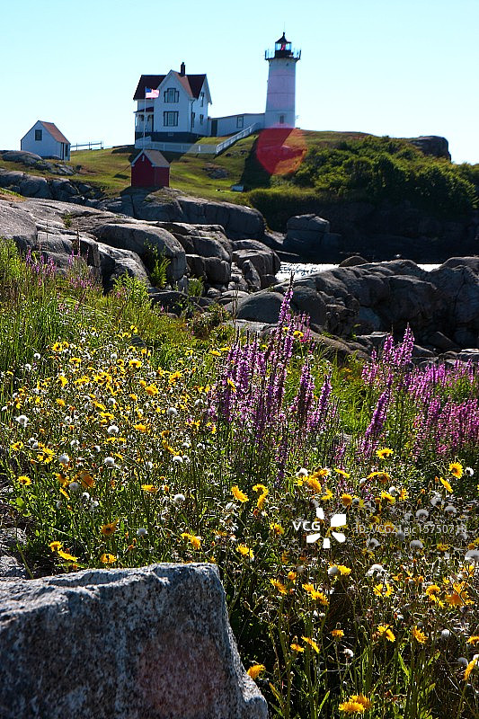 纳布尔灯塔图片素材