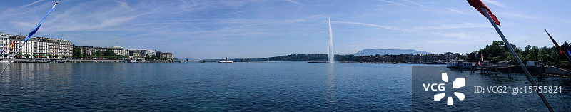 瑞士日内瓦全景图片素材