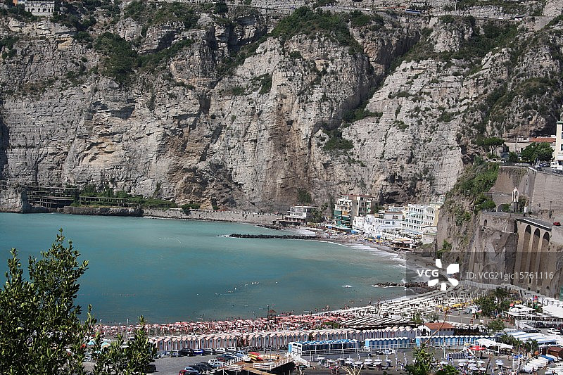 意大利梅塔海滩图片素材