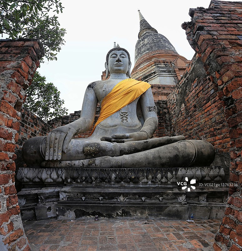 崖差蒙空寺图片素材