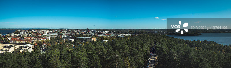 坦佩雷全景图片素材