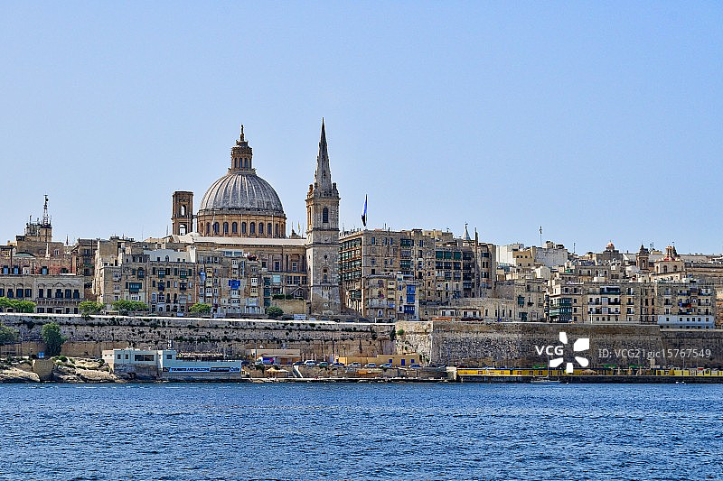 瓦莱塔天际线图片素材