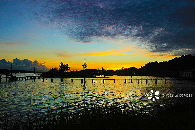 文莱滨水区图片素材