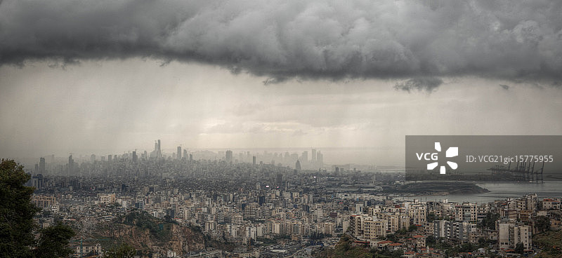 风暴中的贝鲁特图片素材
