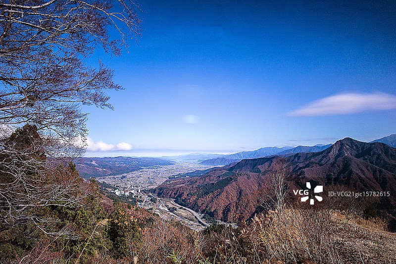 越后汤泽地面拍摄图片素材