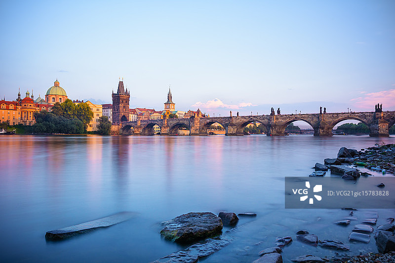 布拉格查理大桥图片素材