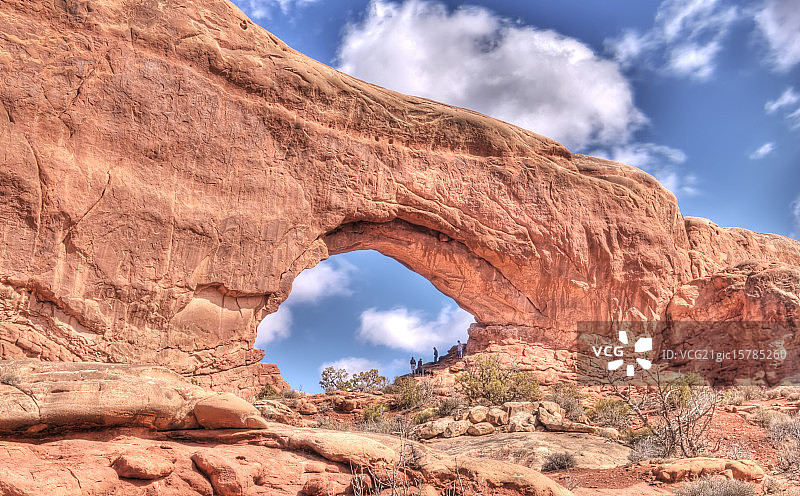 南窗拱门图片素材