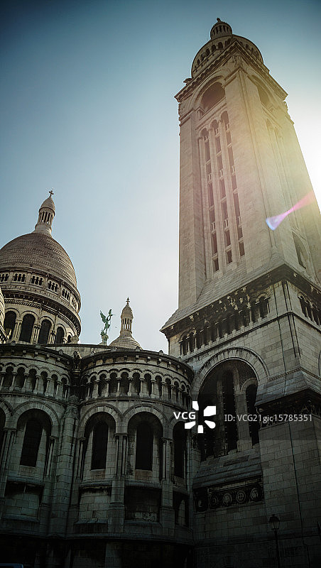 巴黎圣心大教堂图片素材