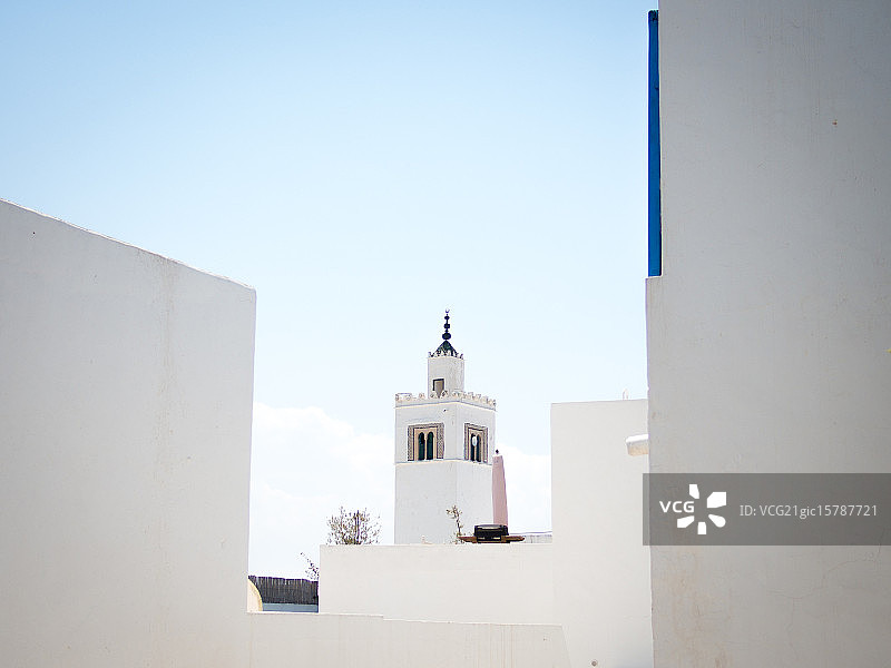 西迪布赛义德，突尼斯图片素材