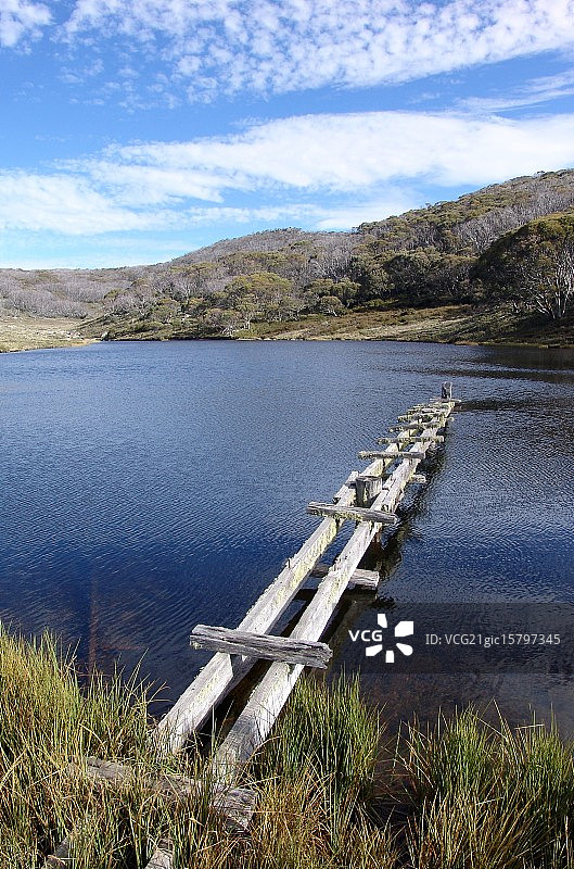 岬角码头图片素材