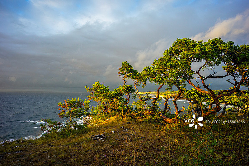 哥特兰岛日落图片素材