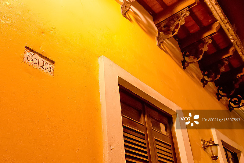 旧圣胡安索尔街照片图片素材