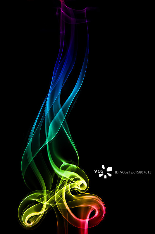 烟雾曲线图片素材