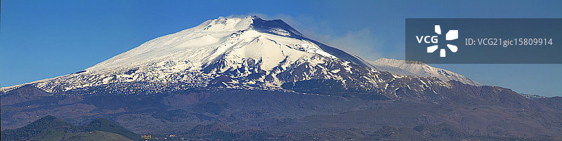 埃特纳火山的南坡...图片素材