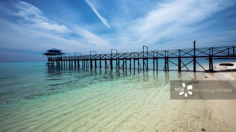 马塔纳尼岛警察码头图片素材