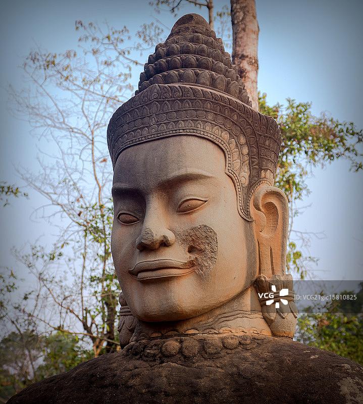 吴哥窟的塔布笼寺图片素材