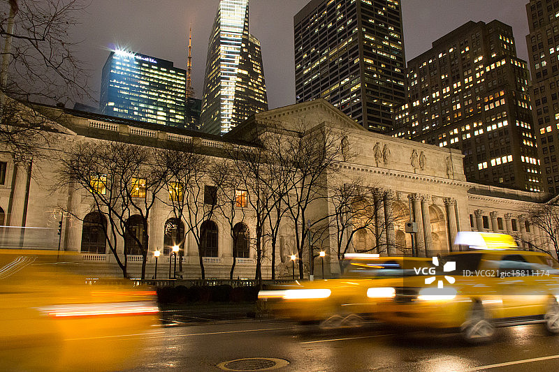 纽约公共图书馆图片素材