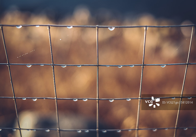 铁丝围栏图片素材