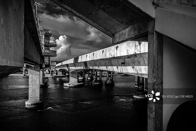 桥下的图片素材