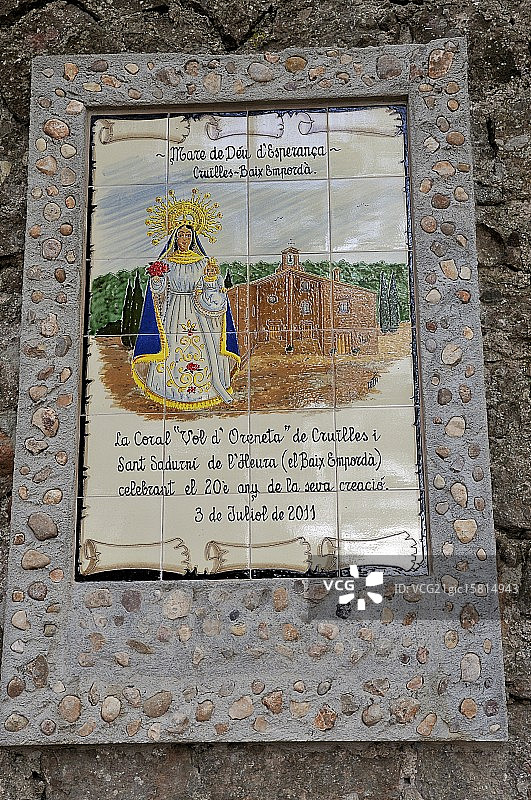 希望圣母纪念像图片素材