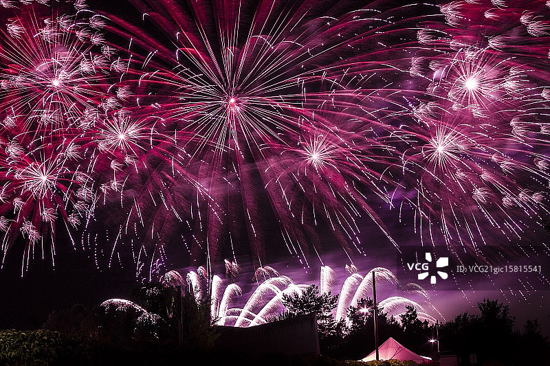 波茨坦烟花图片素材