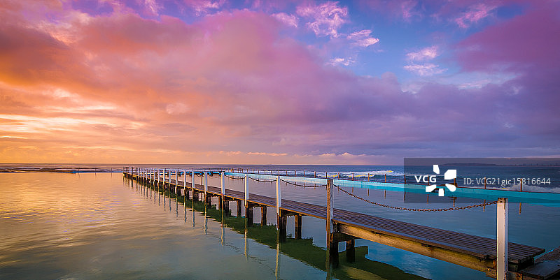悉尼纳拉宾岩石池图片素材