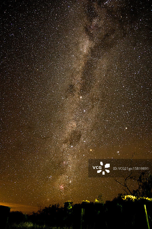 弗雷泽岛上空的银河图片素材