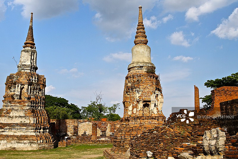 玛哈泰寺的塔楼图片素材